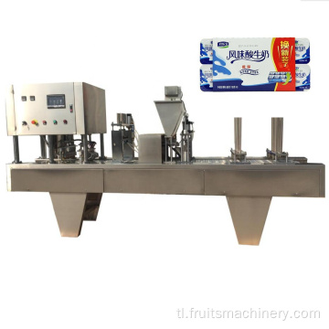 Yogurt plastic cup packaging machine